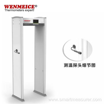 Non Contact Temperature Detection Security Metal Door
